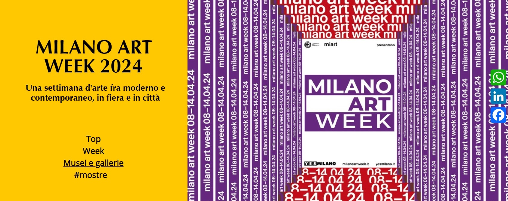 Milano Art & Design Week 2024 sabato 13 aprile 2024
